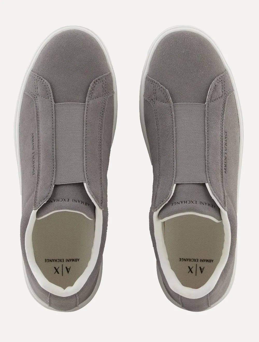Tênis Armani Exchange Masculino London Slip-on Cinza