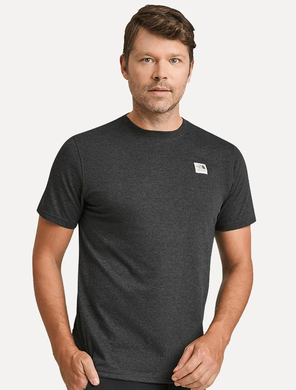 Camiseta The North Face Masculina Heritage Patch Heathered Grafite Mescla