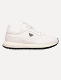 Tênis Emporio Armani Masculino Sneaker Recycled Nylon Off White