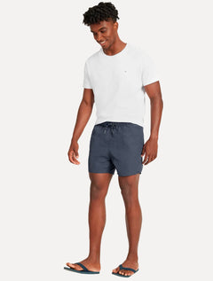 Short Aramis Masculino D'Água Elastico Melange Azul Índigo Mescla