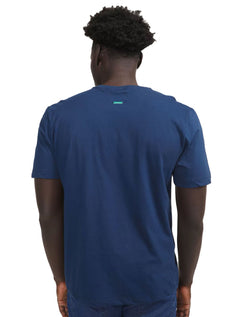 Camiseta Forum Masculina New Box Logo Originality Azul Escuro
