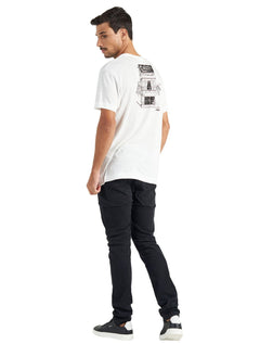 Camiseta Colcci Masculina Regular Chill Time Off-White