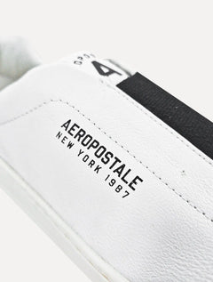 Tênis Aeropostale Masculino Casual Elastico NY 1987 Preto/Branco