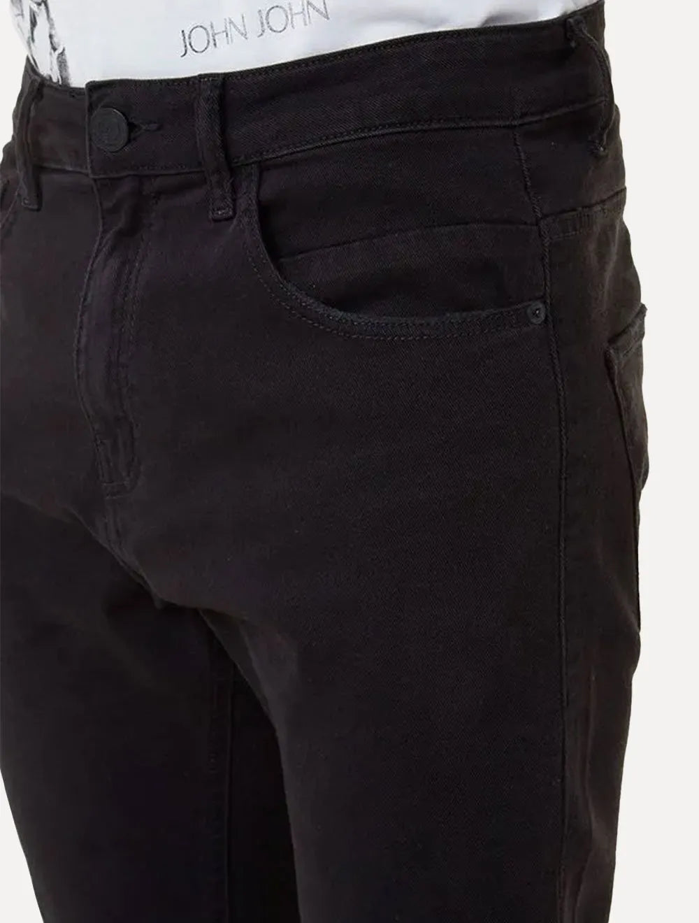 Calça John John Jeans Masculina Super Skinny Sidney Preta