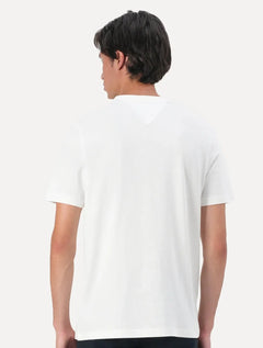 Camiseta Tommy Hilfiger Masculina Colour Flag Tee Branca