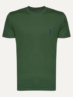 Camiseta Aleatory Masculina Navy Icon Verde Escuro