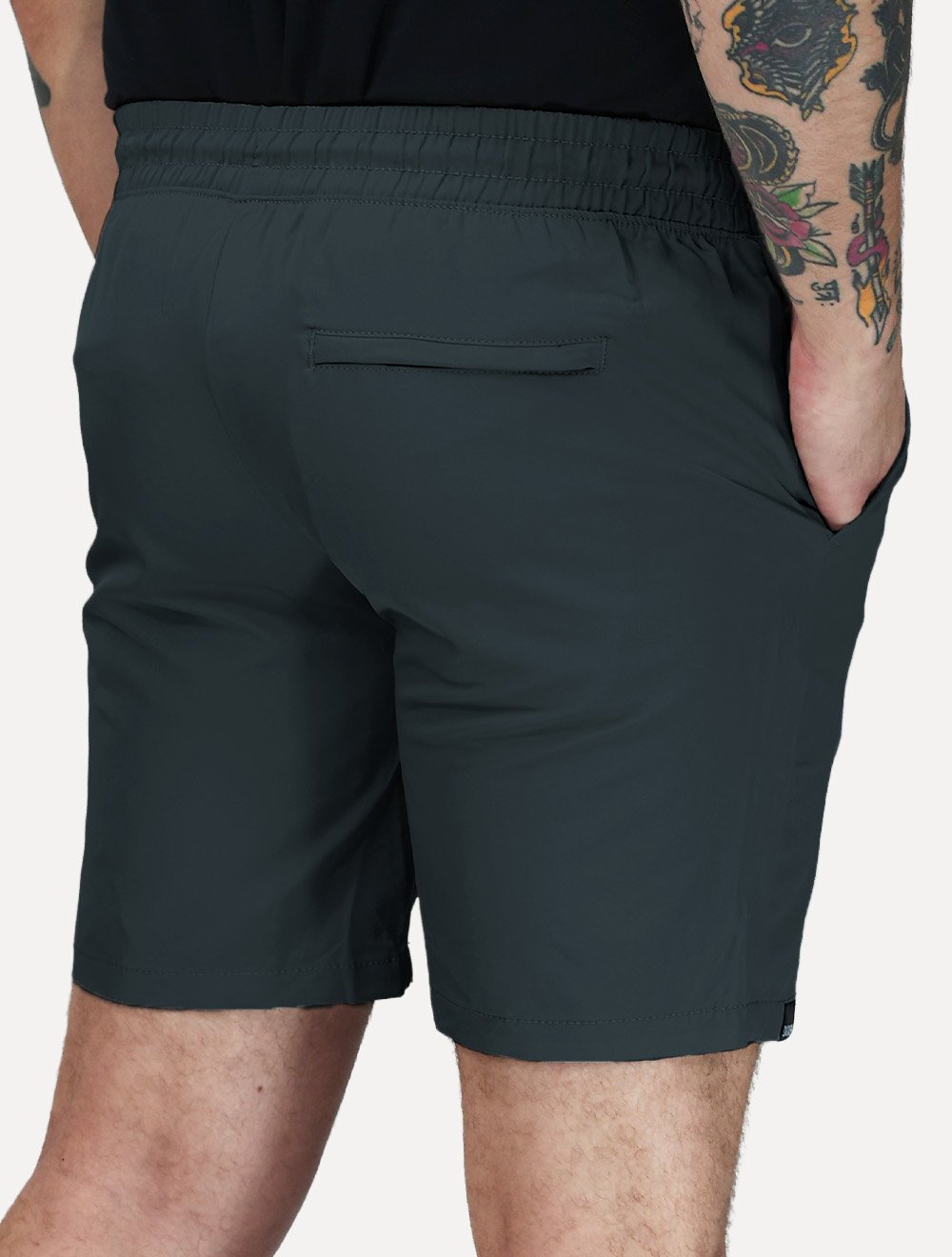 Short Dixen Masculino Tactel Meio Elástico Azul Marinho
