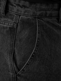 Bermuda Lacoste Jeans Masculina Essential Cotton Preta