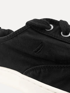 Tênis Nautica Masculino Denim Sailboat Logo Preto