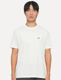 Camiseta Armani Exchange Masculina Regular Embroidery AX Logo Off White