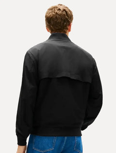 Jaqueta Tommy Hilfiger Branded Rubber Bomber Preta