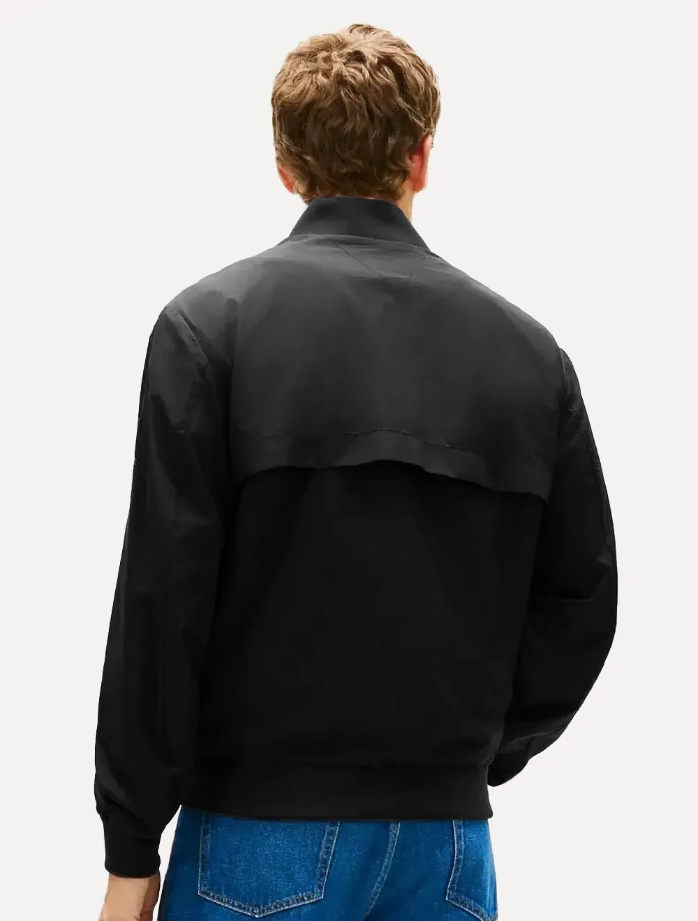 Jaqueta Tommy Hilfiger Branded Rubber Bomber Preta