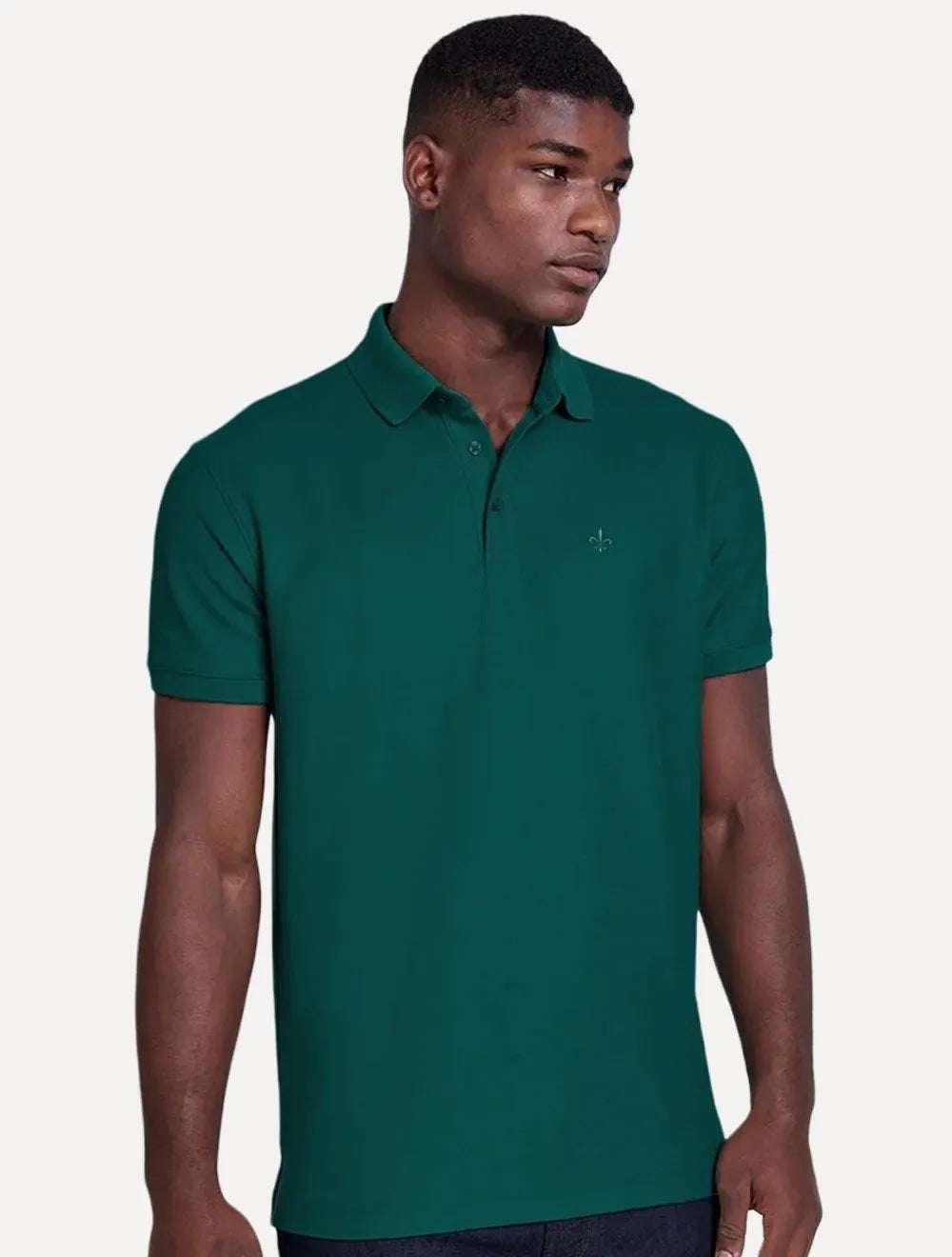 Polo Dudalina Piquet Essentials Cotton Basica Modal Verde
