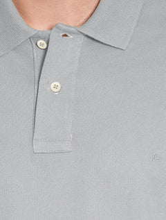 Polo Aramis Masculina Regular Basic Piquet Surton Mono Logo Chumbo