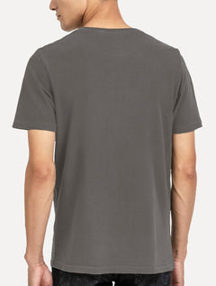 Camiseta King & Joe Masculina Estonada Bordado Estd 2013 Cinza