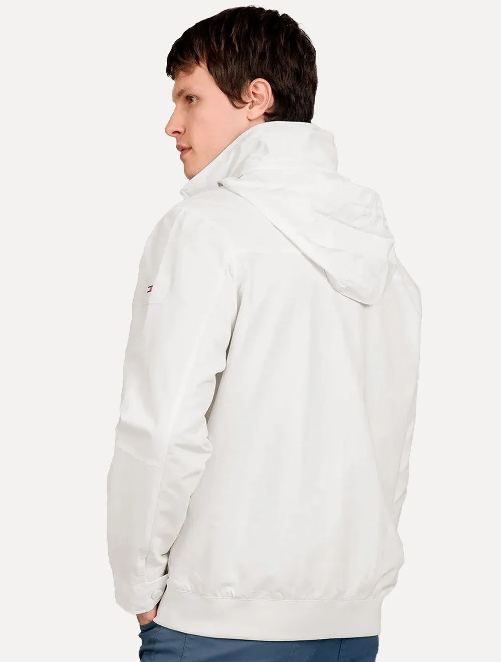 Jaqueta Tommy Hilfiger Masculina Sustainable Regatta Jacket Light Logo Branca