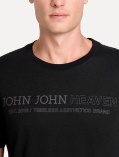 Camiseta John John Masculina Slim Fit United Preta