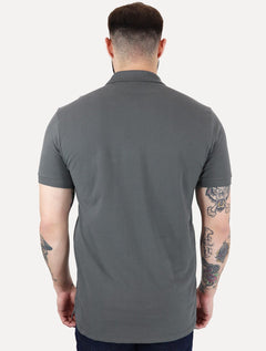 Polo Aramis Masculina Basic Piquet Light Logo Grafite