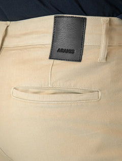 Calça Aramis Masculina Chino Color Basica Tag Areia