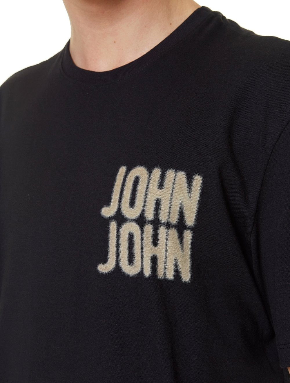 Camiseta John John Masculina Rx Blurred Chest Preta