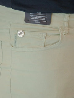 Calça Ellus Sarja Color Twill Slim Verde Pistache