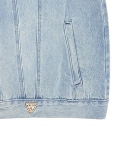 Jaqueta Guess Masculina Jeans Trucker Sherpa Collar Clara