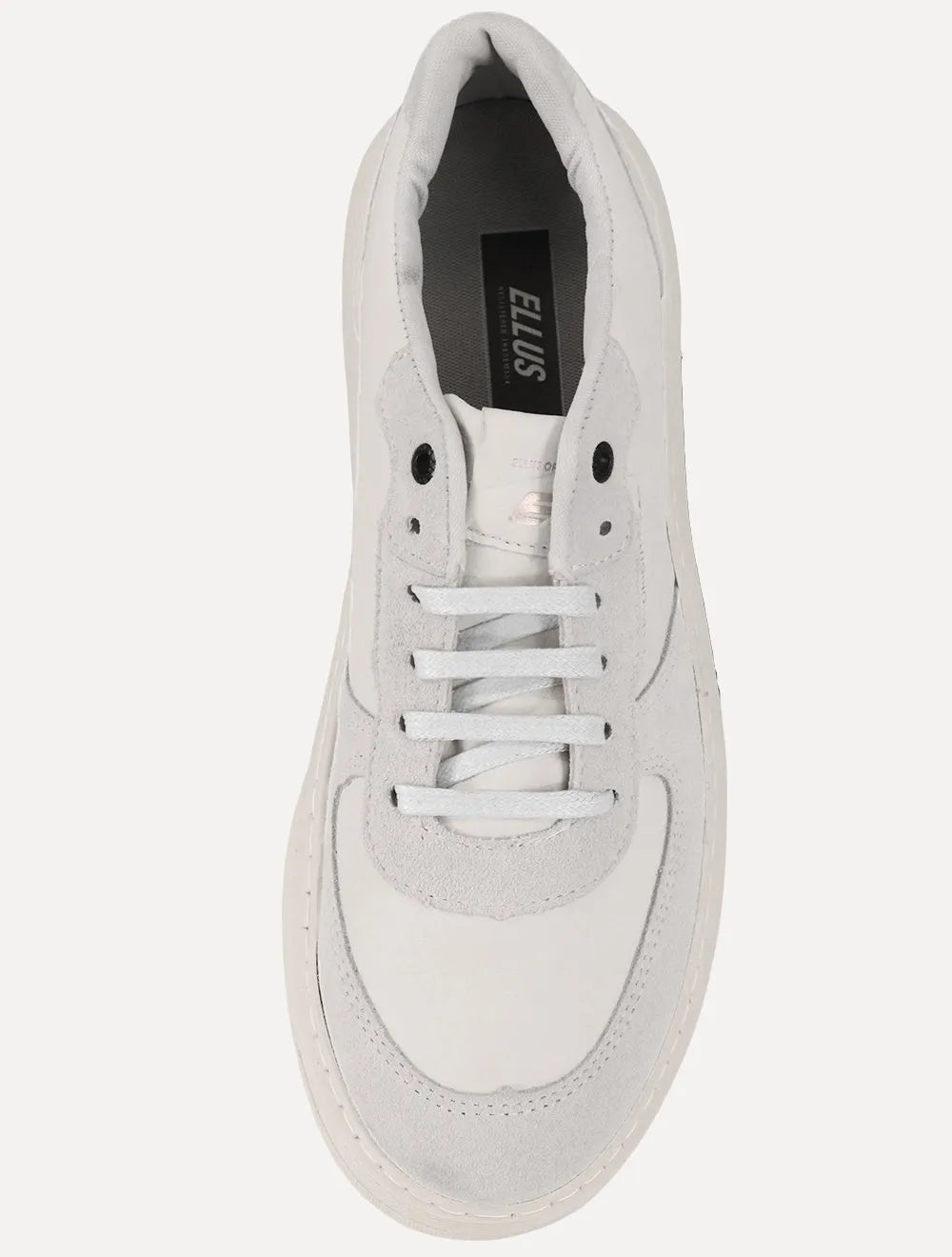 Tênis Ellus Masculino Flip Suede Off-White
