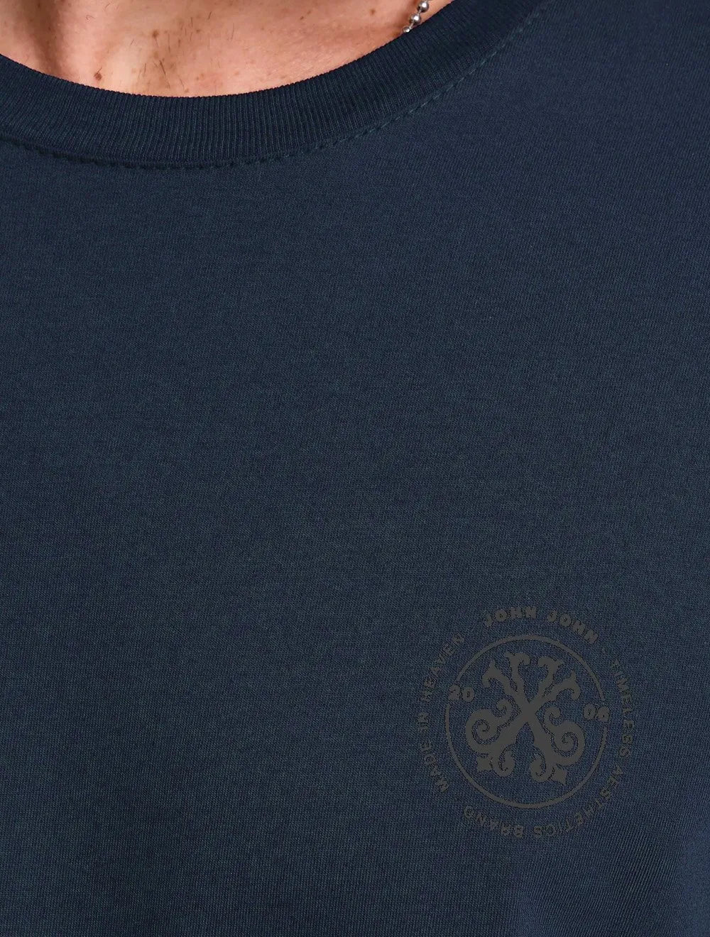 Camiseta John John Masculina Regular Fit Brand Azul Marinho