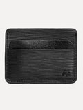 Carteira Aramis Masculina Porta-Cartão Couro Soft Textura Preta