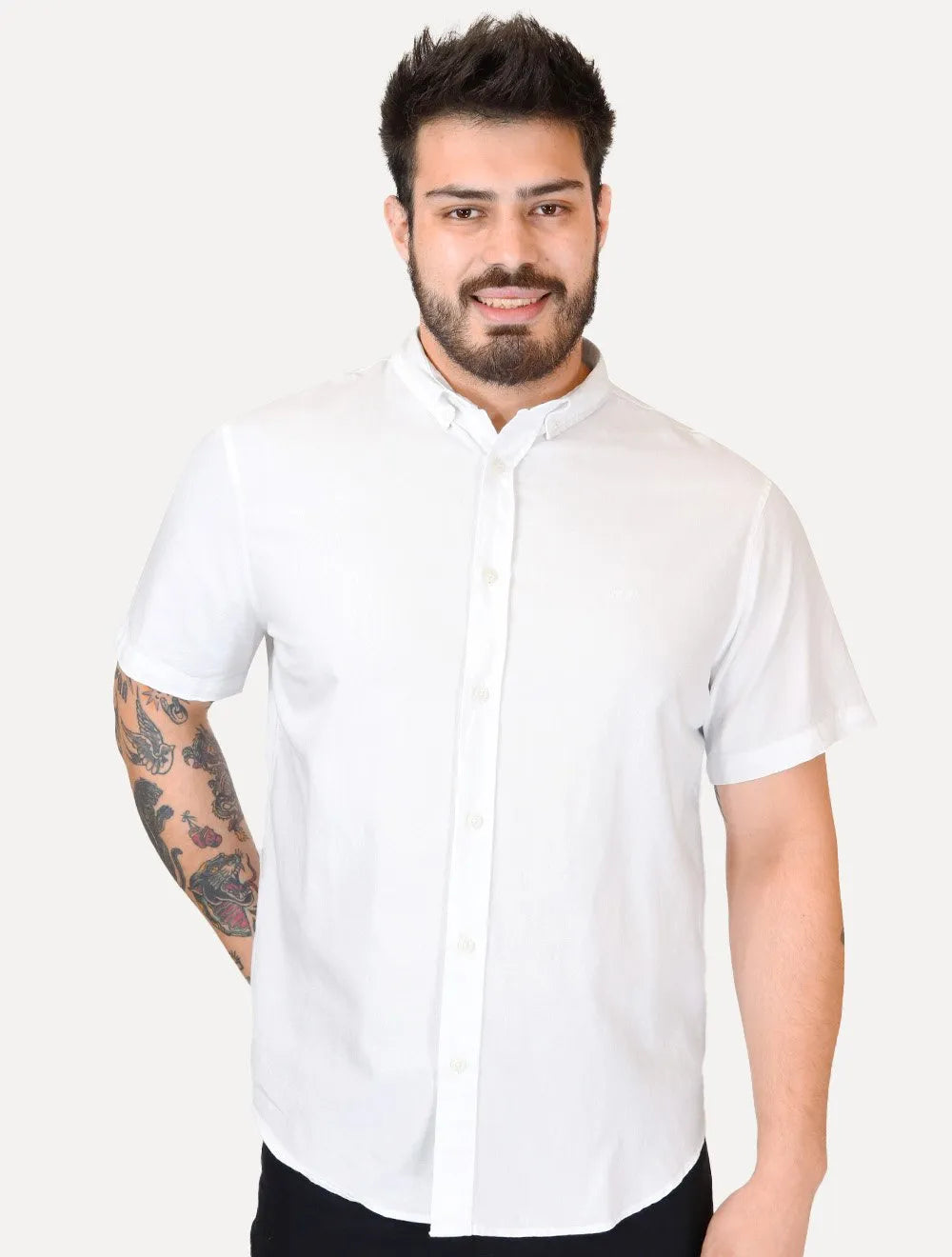 Camisa Levis Masculina Relaxed Oxford Authentic Button Down Branca