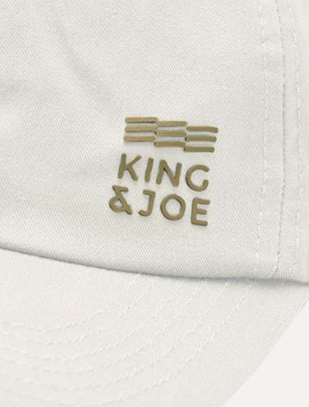 Boné King & Joe Masculino Básico Relevo com Metal Off White