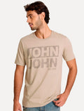 Camiseta John John Masculina Regular Fit Fall Caqui