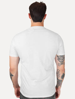 Camiseta Guess Masculina Logo Inc Question Branca