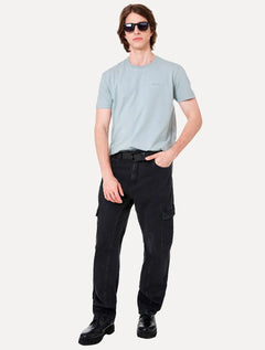 Camiseta John John Masculina Slim Fit Cotton Azul Claro