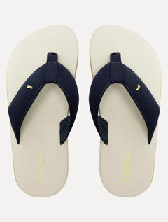 Chinelo Reserva Masculino RSV Deck 2.0 Khaki Detail Azul Marinho