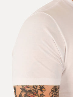 Camiseta Guess Masculina Grunge Logo Print Branca