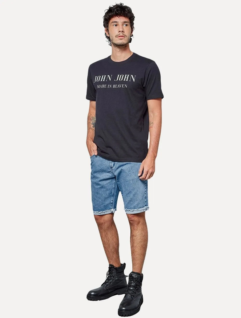 Bermuda John John Masculina Jeans Classic Berna Clara