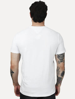 Camiseta Tommy Hilfiger Masculina Brand Love Big New Logo Branca