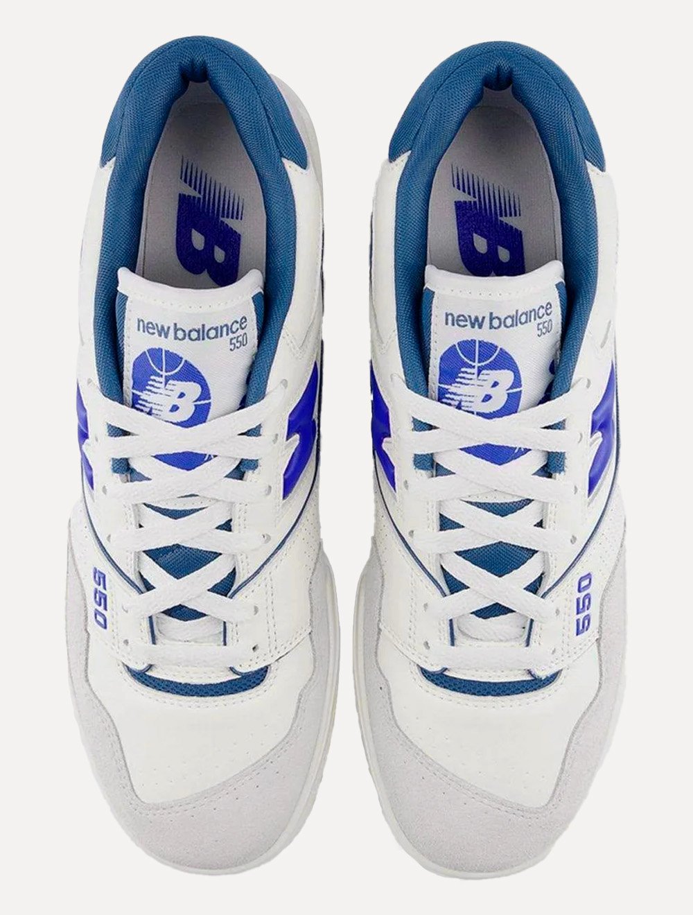 Tênis New Balance Masculino Casual 550 Blue Cáqui Claro