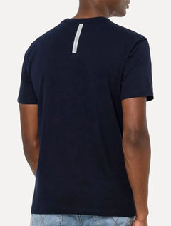 Camiseta Calvin Klein Jeans Masculina Logo Retângulo Since 1978 Azul Marinho