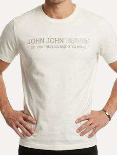 Camiseta John John Masculina Slim Fit United On And Off White