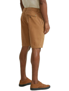 Bermuda Foxton Masculina Chino Casual Camelo Marrom