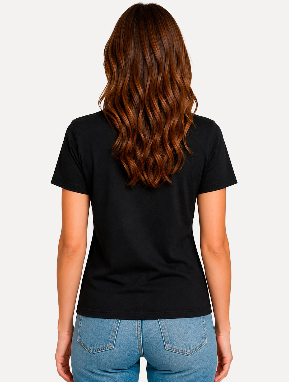 Camiseta Guess Feminina Bust Logo Preta