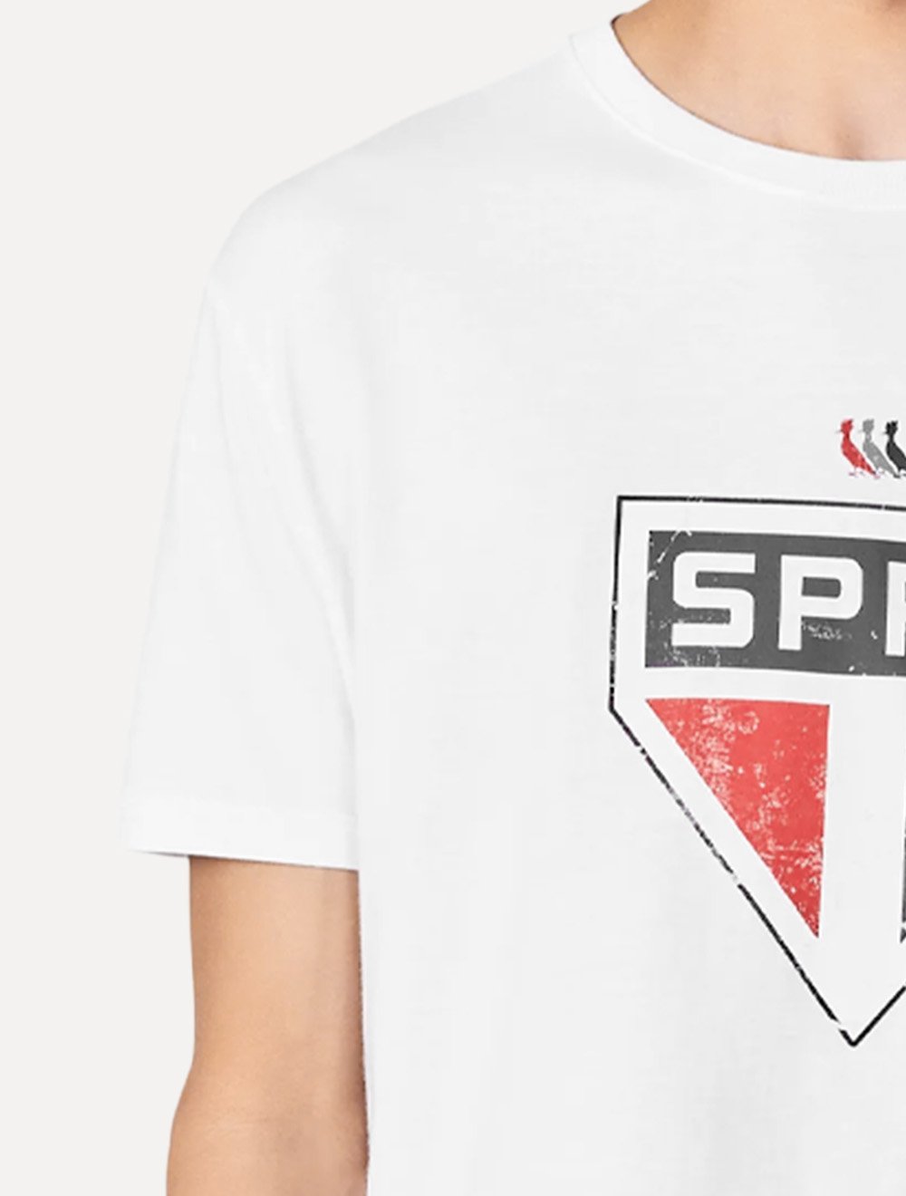 Camiseta Reserva Masculina SPFC Big Shield Branca