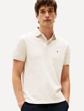 Polo Tommy Hilfiger Masculina Regular Piquet 1985 Off-White
