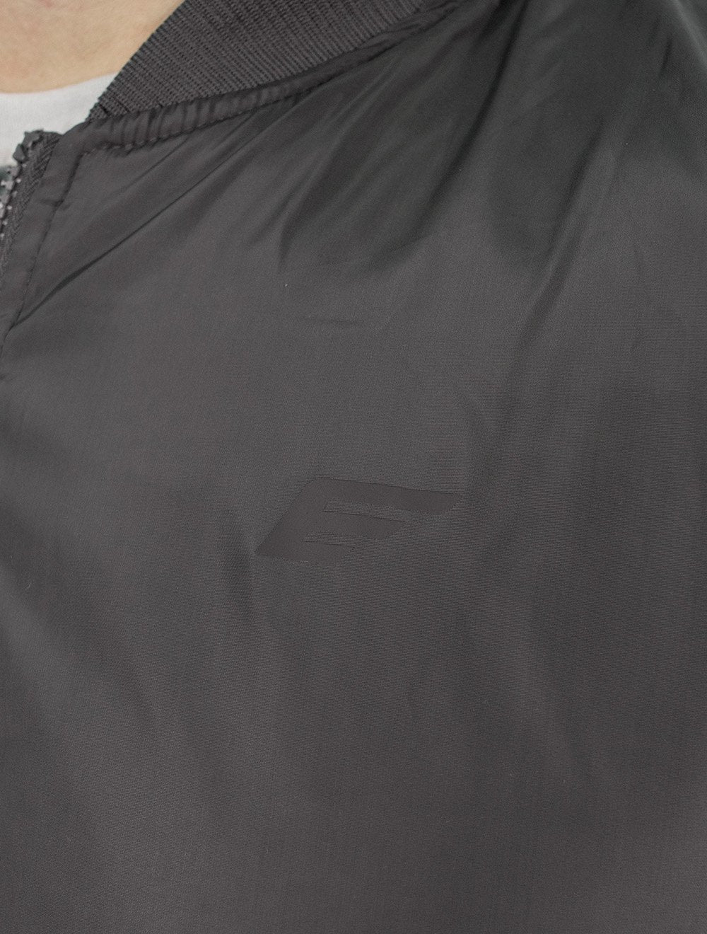 Jaqueta Ellus Masculina Nylon Light Bomber Pocket Grafite
