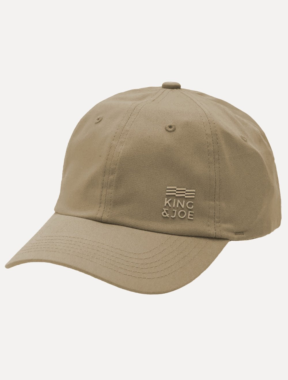 Boné King & Joe Masculino Básico Relevo com Metal Caqui
