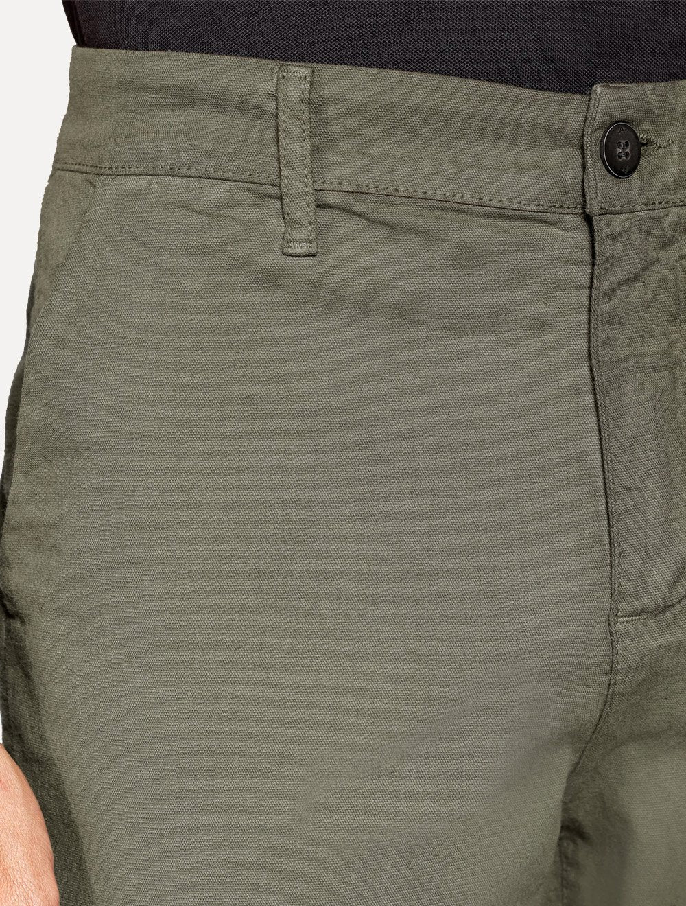 Bermuda Aramis Masculina Chino Canvas Verde Militar