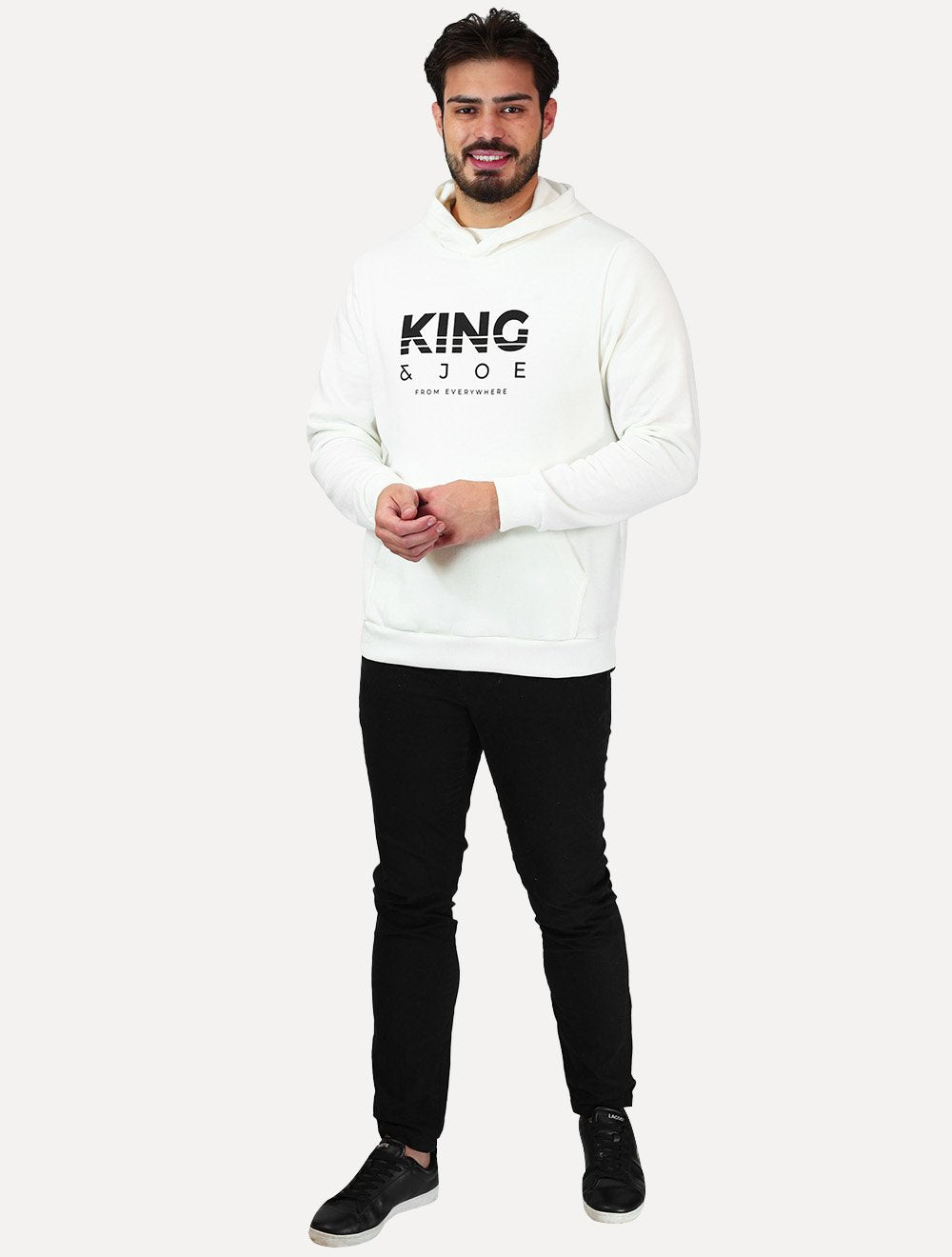 Blusão King & Joe Masculino Moletom Capuz From Everywhere Off White