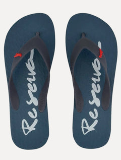Chinelo Reserva Masculino Mar Script Azul Marinho